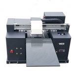 2017 billig A4-skrivebordstablet uv-ledet flatbed digital printer WER-E1080UV